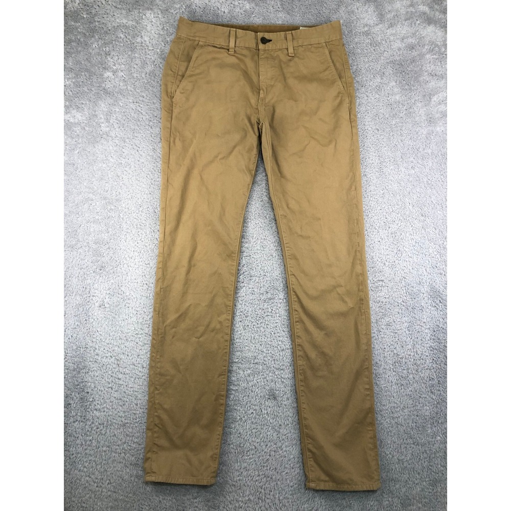 Rag & Bone Pants Men 32x34 (Tag 31) Khaki Made in USA Standard Issue Chino *Flaw